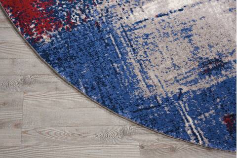 Nourison Twilight Multicolor Round 80 X 80 Area Rug 805-104877 Image 1