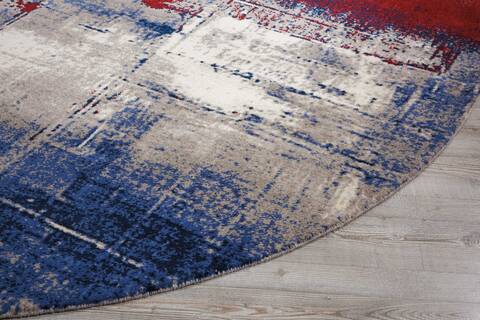 Nourison Twilight Multicolor Round 80 X 80 Area Rug 805-104877 Image 4