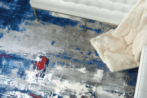 Nourison Twilight Grey 79 X 99 Area Rug 805-104882 Image 5