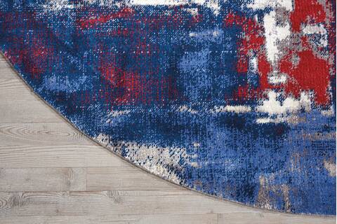 Nourison Twilight Grey Round 80 X 80 Area Rug 805-104883 Image 1