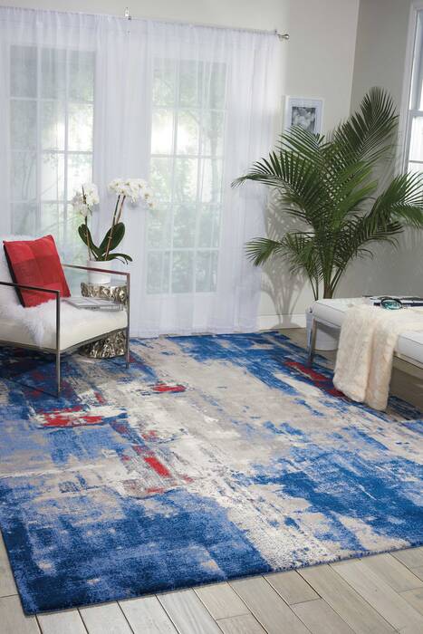 Nourison Twilight Grey 86 X 116 Area Rug 805-104884 Image 3