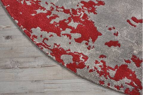 Nourison Twilight Grey Round 80 X 80 Area Rug 805-104889 Image 1