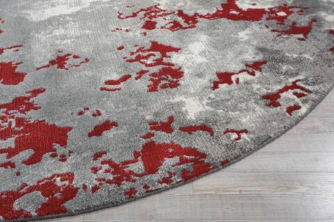 Nourison Twilight Grey Round 80 X 80 Area Rug 805-104889 Image 4