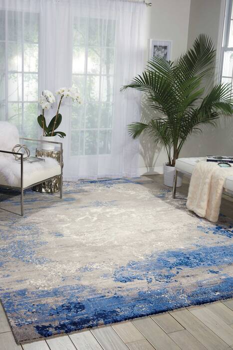 Nourison Twilight Blue 56 X 80 Area Rug 805-104893 Image 3