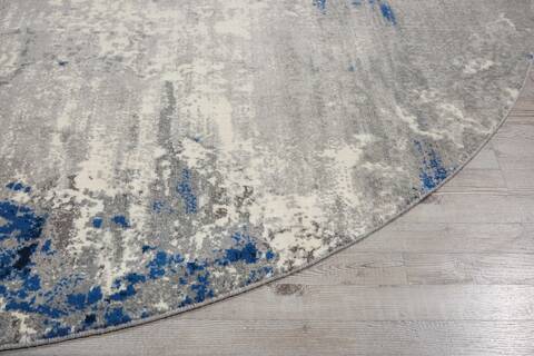 Nourison Twilight Blue Round 80 X 80 Area Rug 805-104895 Image 4