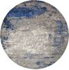 Nourison Twilight Blue Round 80 X 80 Area Rug  805-104895 Thumb 0