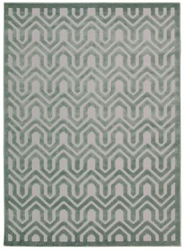 Nourison ULTIMA Grey Rectangle 5x7 ft polypropylene Carpet 104935
