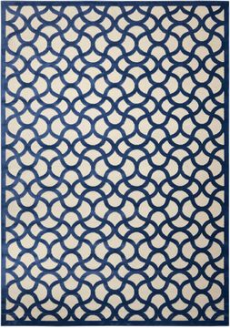 Nourison ULTIMA Beige Rectangle 8x11 ft polypropylene Carpet 104945