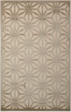 Nourison ULTIMA Beige Rectangle 4x6 ft polypropylene Carpet 104985