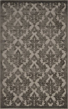 Nourison ULTIMA Grey Rectangle 4x6 ft polypropylene Carpet 105015