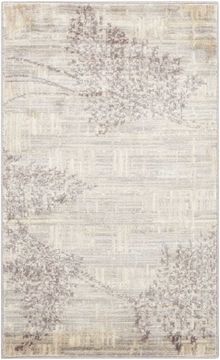 Nourison UTOPIA Grey Rectangle 2x4 ft poly acrylic Carpet 105041
