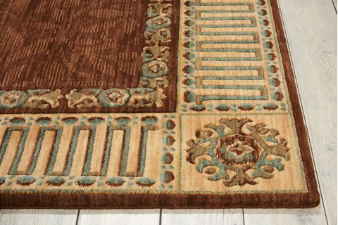 Nourison VALLENCIERRE Brown 83 X 113 Area Rug 99446621054 805-105143 Image 2