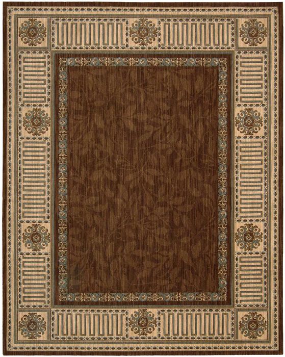 Nourison VALLENCIERRE Brown 83 X 113 Area Rug 99446621054 805-105143 Image 0