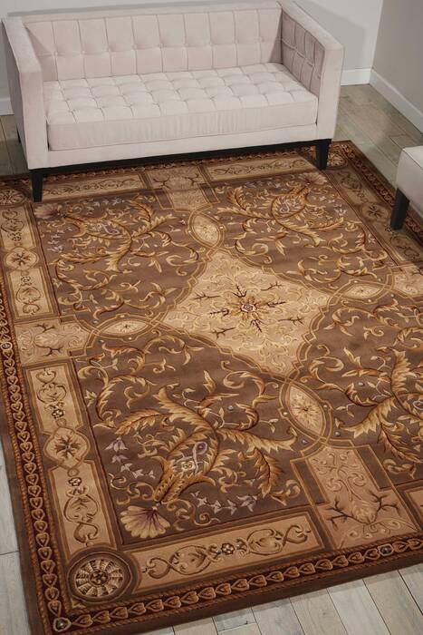 Nourison Versailles Palace Beige 76 X 96 Area Rug 805-105184 Image 3