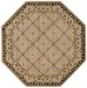 Nourison VERSAILLES PALACE Beige Octagon 60 X 60 Area Rug 99446495969 805-105191 Thumb 0