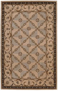 Nourison VERSAILLES PALACE Beige Rectangle 8x11 ft Wool Carpet 105193