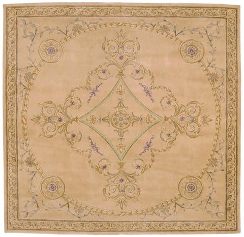 Nourison VERSAILLES PALACE Beige Square 80 X 80 Area Rug 99446261526 805-105202 Image 0