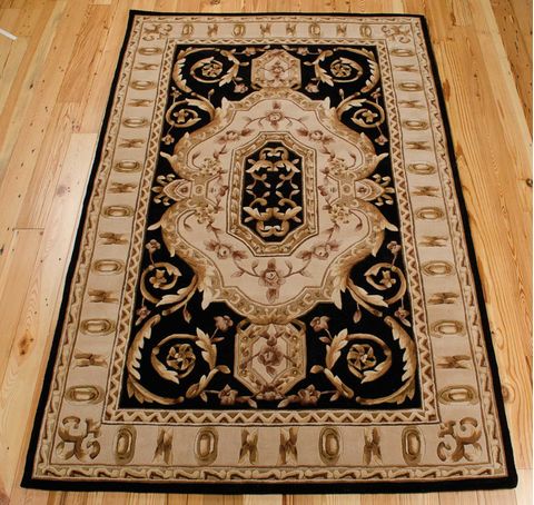 Nourison VERSAILLES PALACE Black 76 X 96 Area Rug 99446774682 805-105217 Image 2