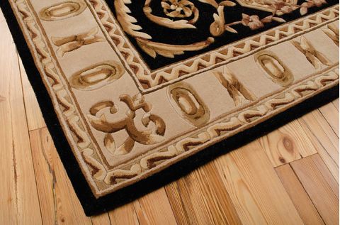 Nourison VERSAILLES PALACE Black 76 X 96 Area Rug 99446774682 805-105217 Image 3