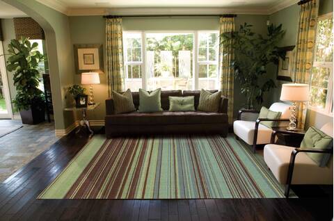 Nourison Vista Blue 80 X 100 Area Rug 805-105226 Image 2