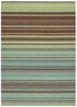 Nourison Vista Blue Rectangle 8x10 ft Polyester Carpet 105226