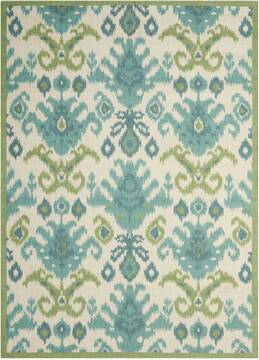 Nourison Vista Beige Rectangle 5x7 ft Polyester Carpet 105235