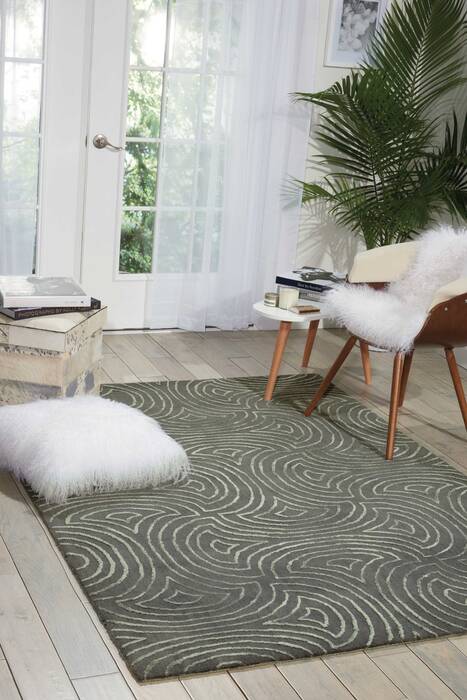 Nourison Vita Green 80 X 100 Area Rug 805-105254 Image 3