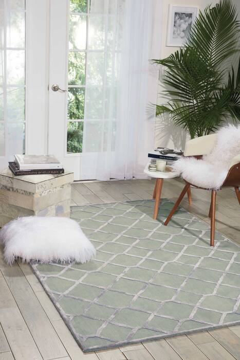 Nourison Vita Green 80 X 100 Area Rug 805-105266 Image 3