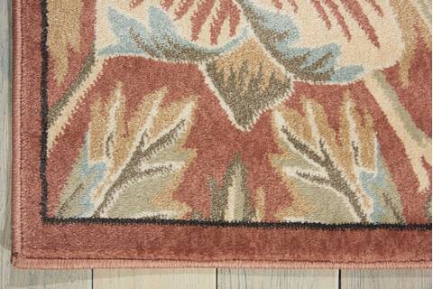 Nourison Walden Red 93 X 129 Area Rug 805-105276 Image 1