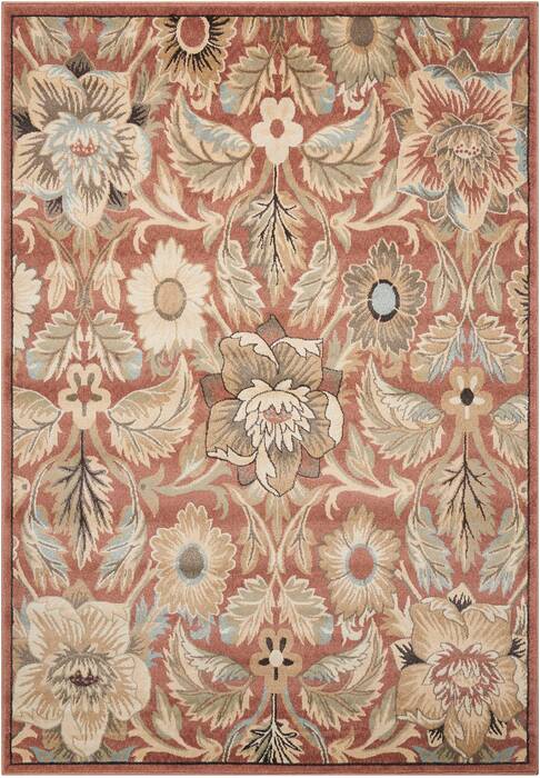 Nourison Walden Red 93 X 129 Area Rug 805-105276 Image 0