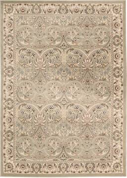 Nourison Walden Green Rectangle 8x10 ft Polypropylene Carpet 105295