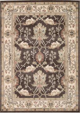 Nourison Walden Brown Rectangle 8x10 ft Polypropylene Carpet 105300
