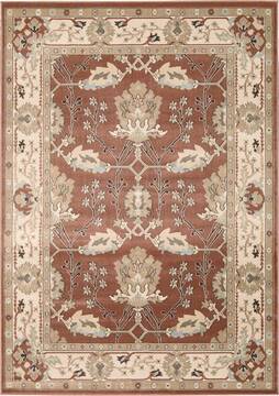 Nourison Walden Red Rectangle 9x13 ft Polypropylene Carpet 105306