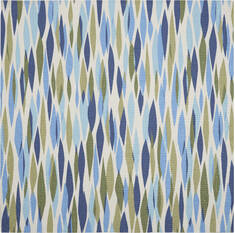 Nourison Sun N' Shade Green Square 5 to 6 ft Polyester Carpet 105326