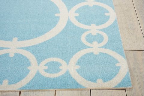 Waverly WAV01-SUN SHADE Blue 100 X 130 Area Rug 99446147721 805-105333 Image 4