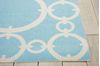 Waverly WAV01-SUN SHADE Blue 100 X 130 Area Rug 99446147721 805-105333 Thumb 4