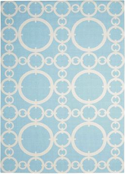 Waverly WAV01-SUN SHADE Blue Rectangle 5x7 ft polyester Carpet 105334