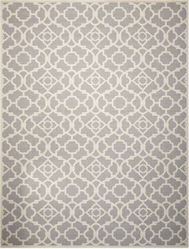 Nourison Sun N' Shade Grey Rectangle 10x13 ft Polyester Carpet 105350
