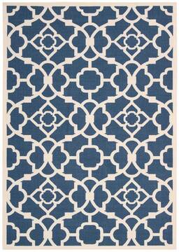 Nourison Sun N' Shade Blue Rectangle 10x13 ft Polyester Carpet 105353