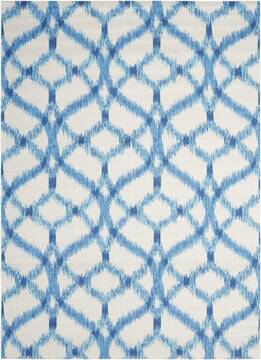 Nourison Sun N' Shade Blue Square 5'3" X 5'3" Area Rug  805-105363