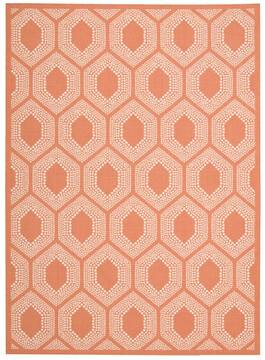 Nourison Sun N' Shade Orange Rectangle 10x13 ft Polyester Carpet 105438
