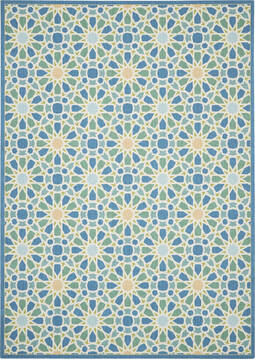 Nourison Sun N' Shade Blue 10'0" X 13'0" Area Rug  805-105450