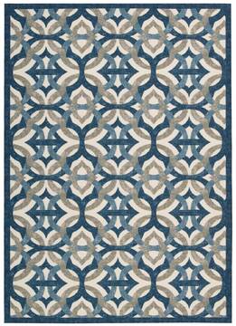 Nourison Sun N' Shade Blue 7'9" X 10'10" Area Rug  805-105455