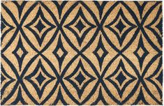 Waverly WAV17 GREETINGS Blue Square 4 ft and Smaller coir Carpet 105592