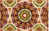 Waverly WAV17 GREETINGS Brown Square 16 X 24 Area Rug 99446298669 805-105624 Thumb 0