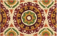 Waverly WAV17 GREETINGS Brown Square 1'6" X 2'4" Area Rug 99446298669 805-105624