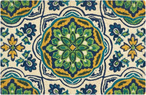 Waverly WAV17 GREETINGS White Square 16 X 24 Area Rug 99446366931 805-105664 Image 0