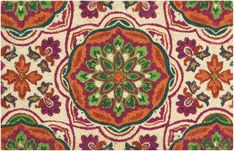 Waverly WAV17 GREETINGS Multicolor Square 1'6" X 2'4" Area Rug 99446366948 805-105666