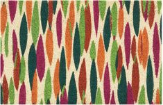 Waverly WAV17 GREETINGS Multicolor Square 4 ft and Smaller coir Carpet 105670
