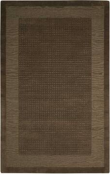 Nourison Westport Brown Rectangle 2x4 ft Wool Carpet 105684